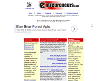 Tablet Screenshot of entrepreneurs.com